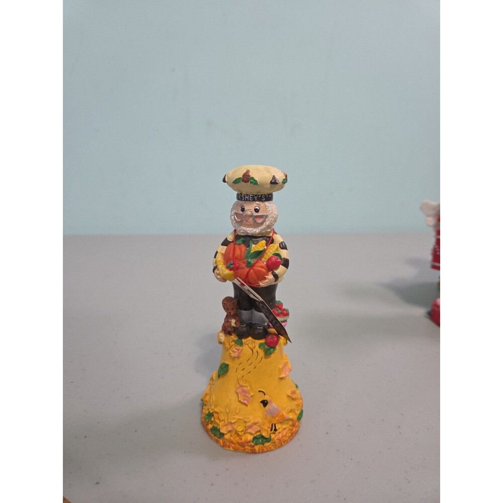 Kurt Adler Hershey’s Elf Autumn Thanksgiving Bell Collectible Figurine